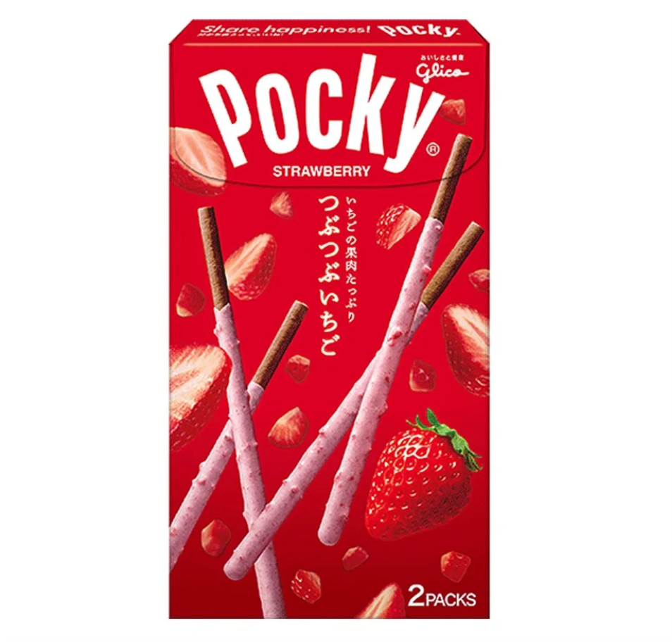 Pocky - Tubutubu Strawberry Biscuit - 57g (Japan)