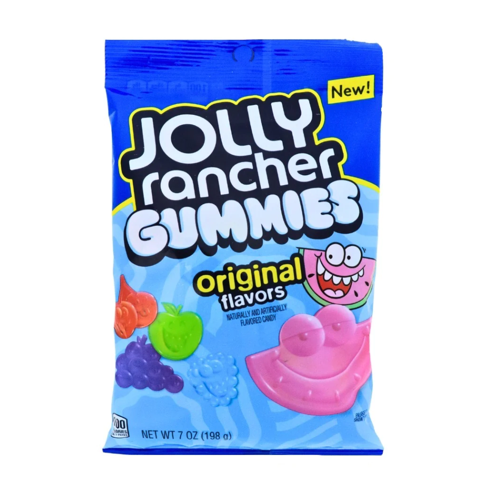 Jolly Rancher - Gummies Original - Theatre Bag - 125g (Clearance! Final Sale)