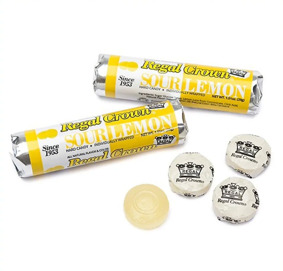 Regal Crown Sour Lemon Rolls - 29g (UK)