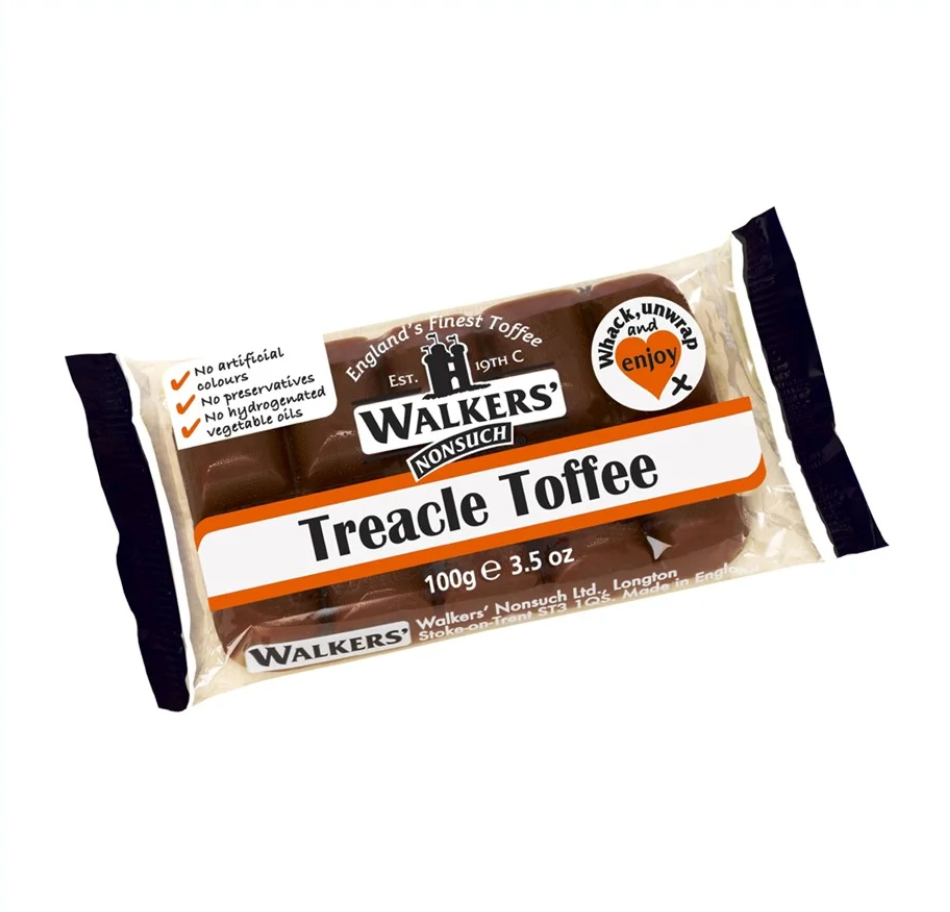 Walkers' Nonsuch - Treacle Toffee - 100g