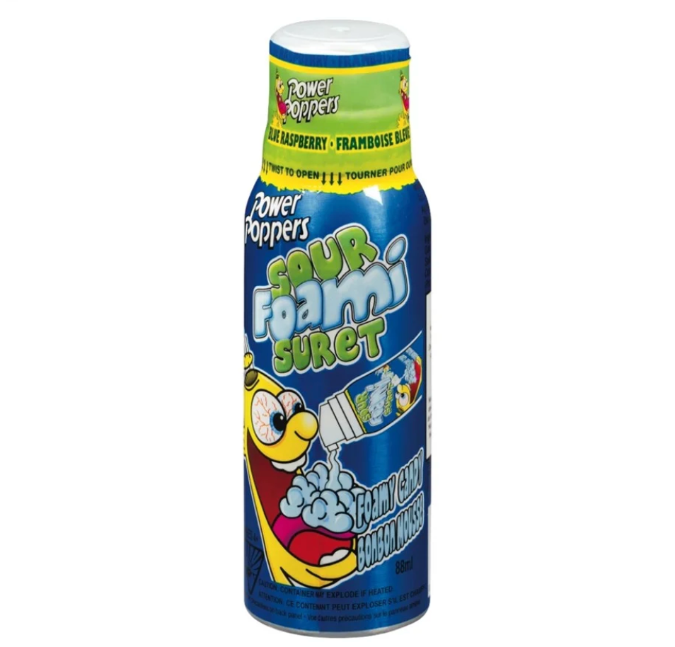 Power Poppers - Sour Foami Candy Spray - 88ml