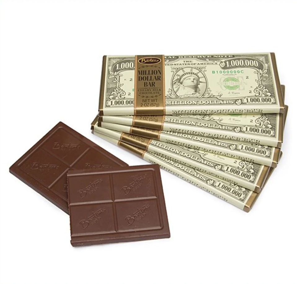 Bartons - Million Dollar Chocolate Bar - 57g