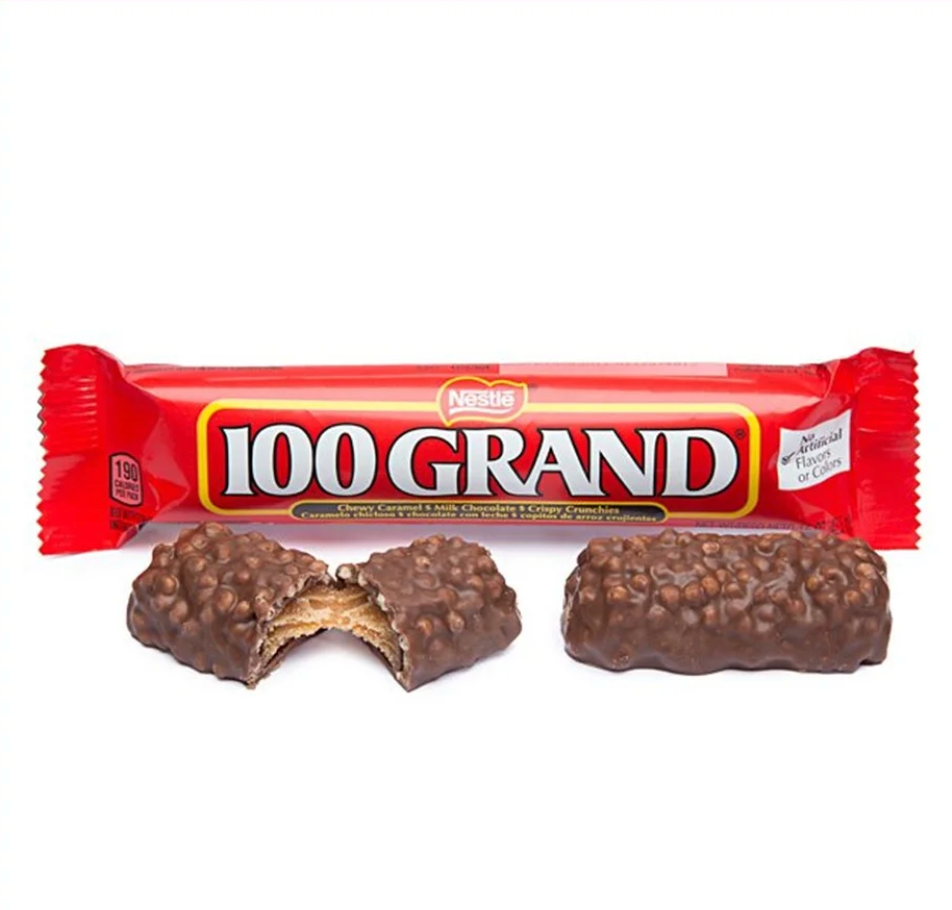 Hershey - 100 Grand Chocolate Bar - 42g