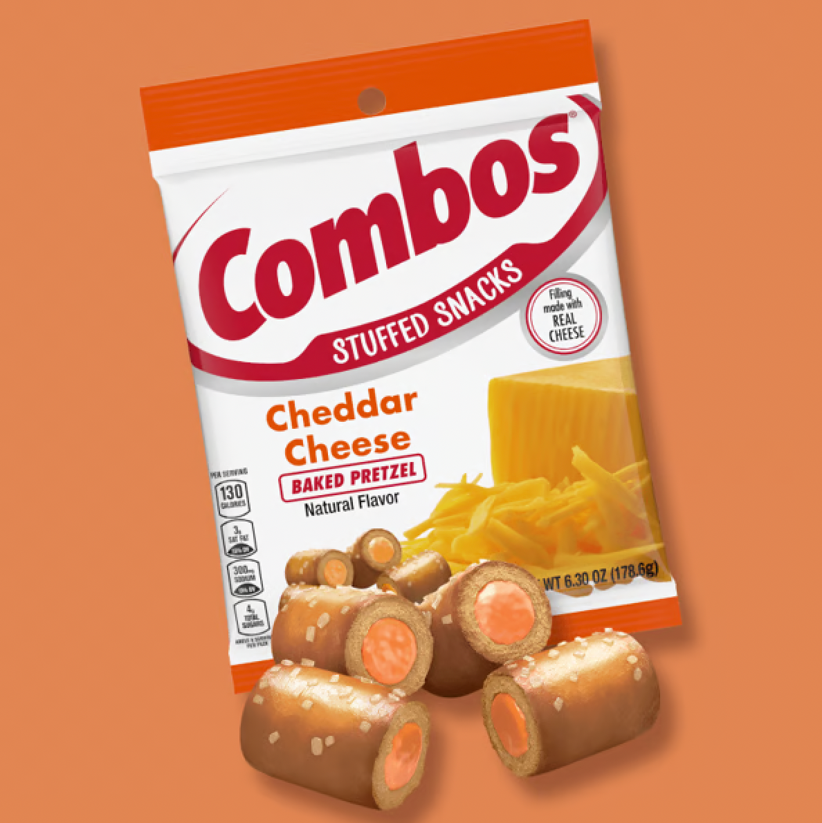 Combos - Cheddar Cheese Baked Pretzel - 178g