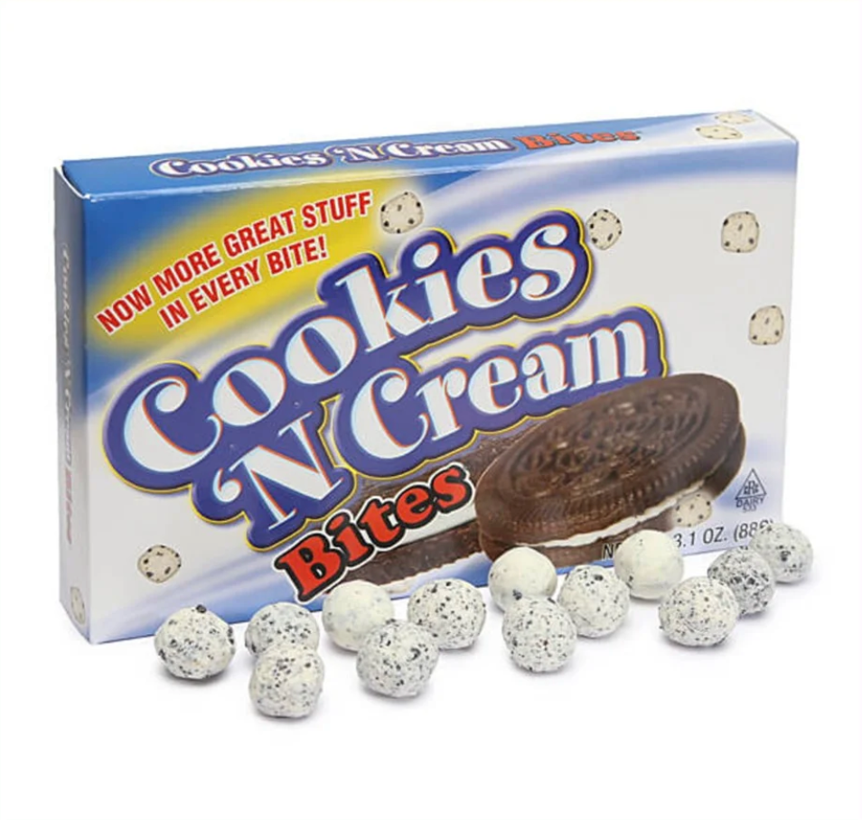 Cookie Dough Bites Cookies N' Cream  - Theatre Box - 88g