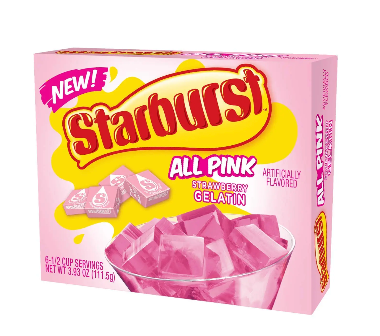 Starburst - All Pink Strawberry Gelatin - 111g