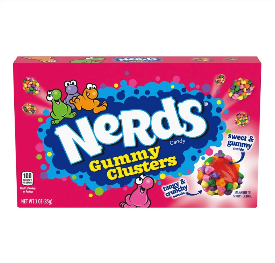 Nerds - Gummy Clusters - Theatre Box - 85g