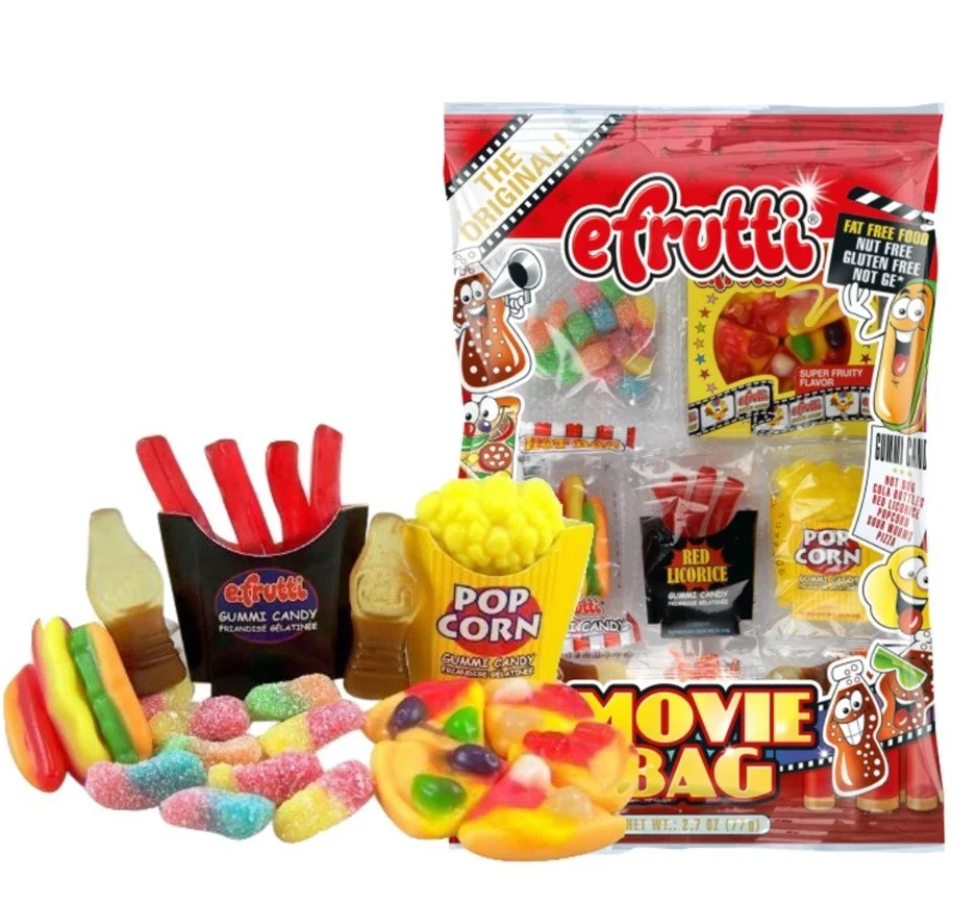 eFrutti - Gummi Theme Bag - Movie Night - 77g (Trending)
