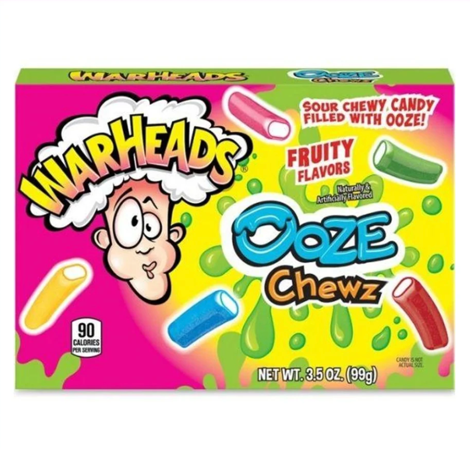 Warheads - Ooze Chews - Theatre Box - 99g