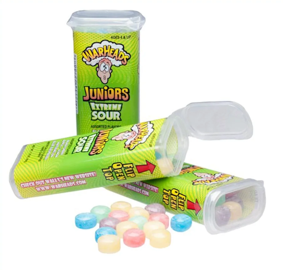 Warheads - Juniors Extreme Sour Hard Candy - 49g