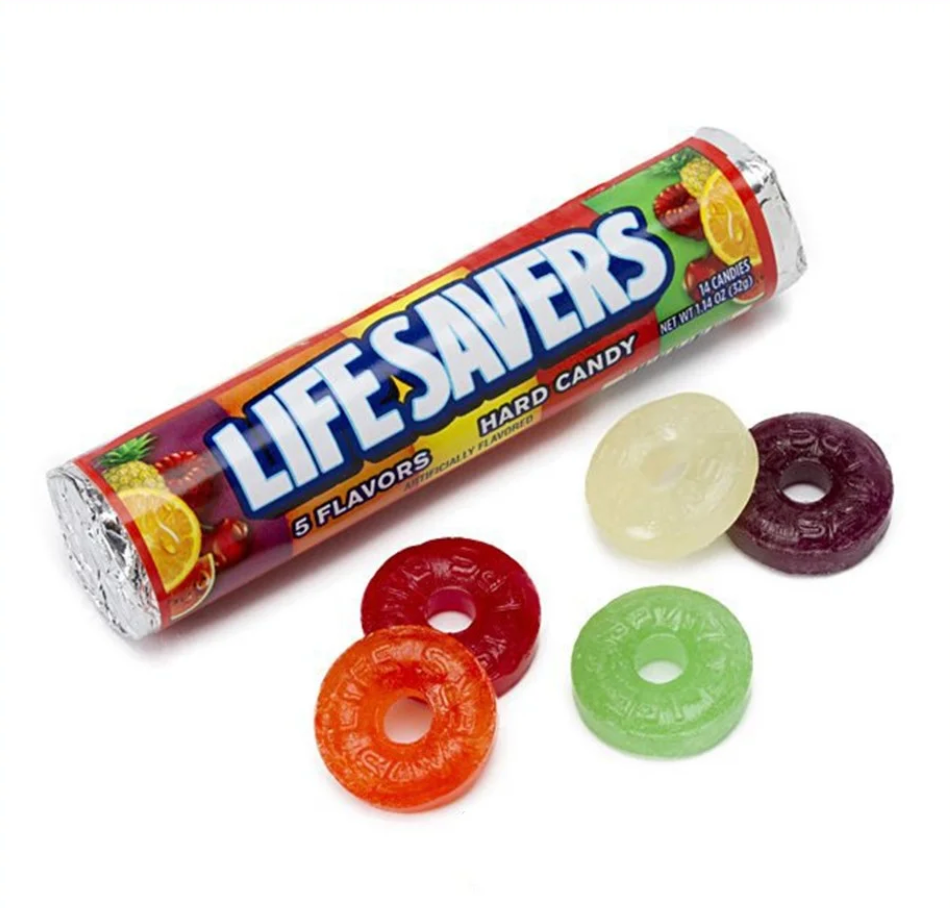 LifeSavers Hard Roll - 5 Flavours - 31g