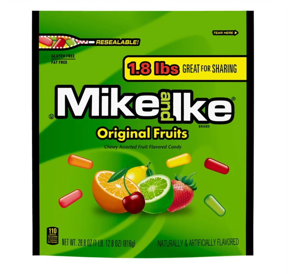 Mike & Ike - Original Fruits - 1.8lbs