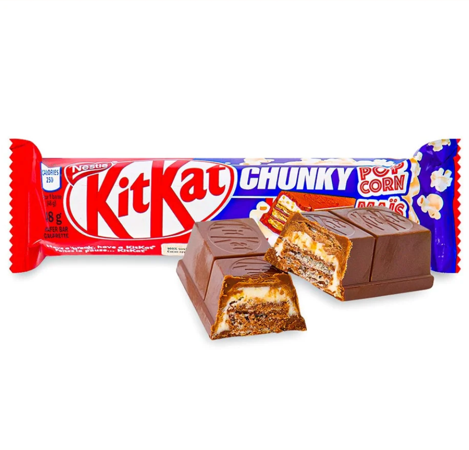 Kit Kat - Chunky Popcorn Chocolate Bar - 48g