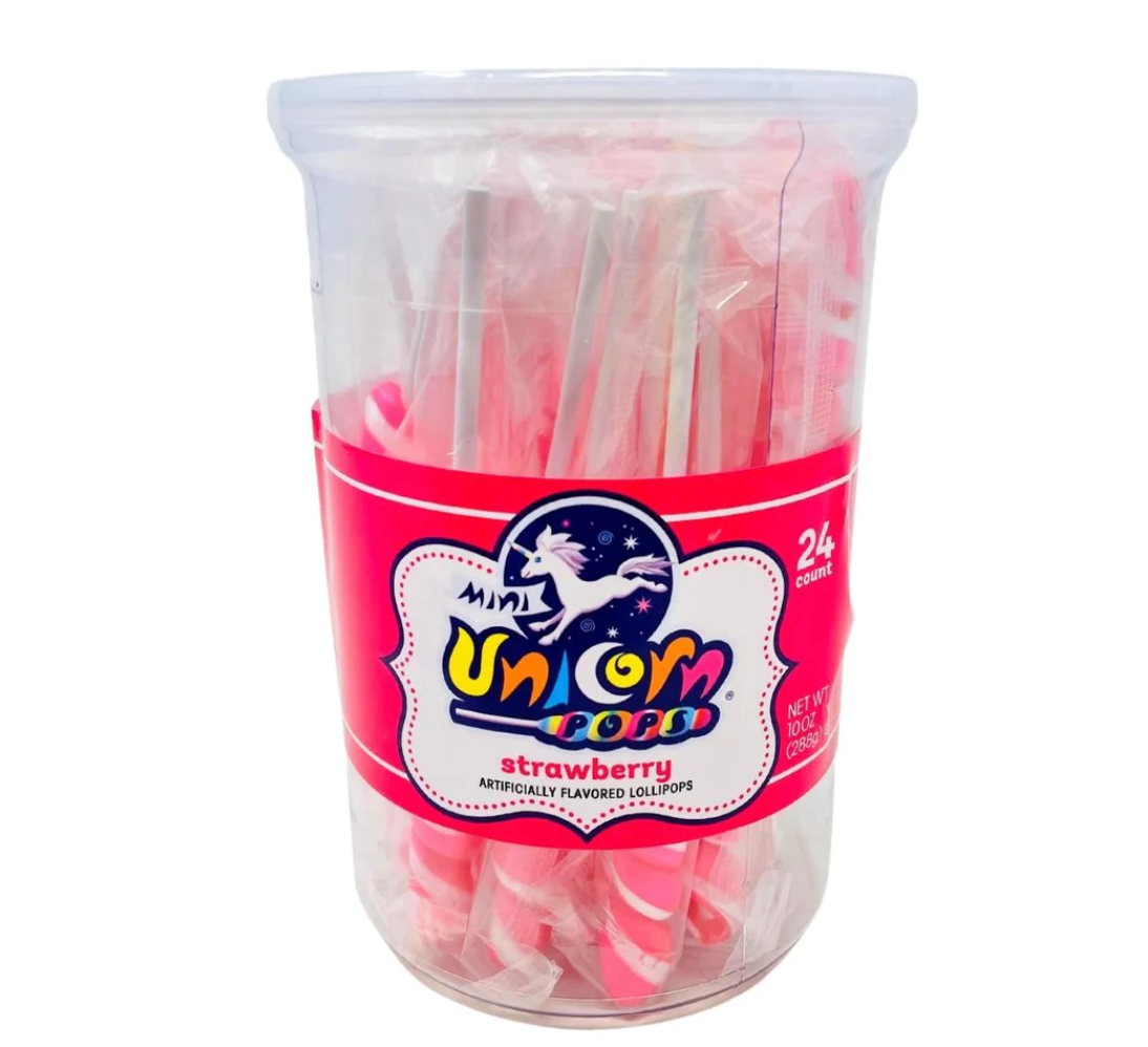 Adam & Brooks - Mini Unicorn Pops - Strawberry - 12g (1 piece)