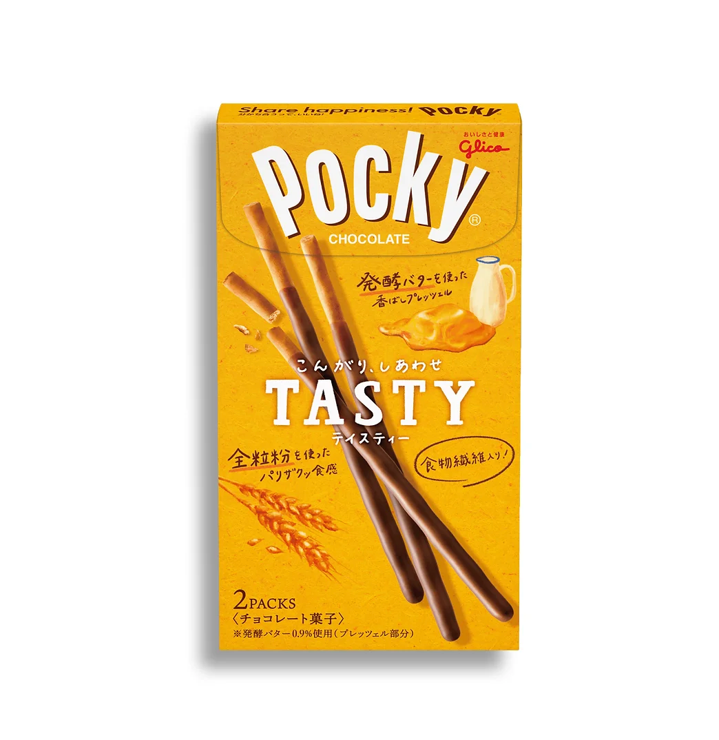 Pocky - Tasty Fermented Butter Chocolate Biscuit - 77g (Japan)