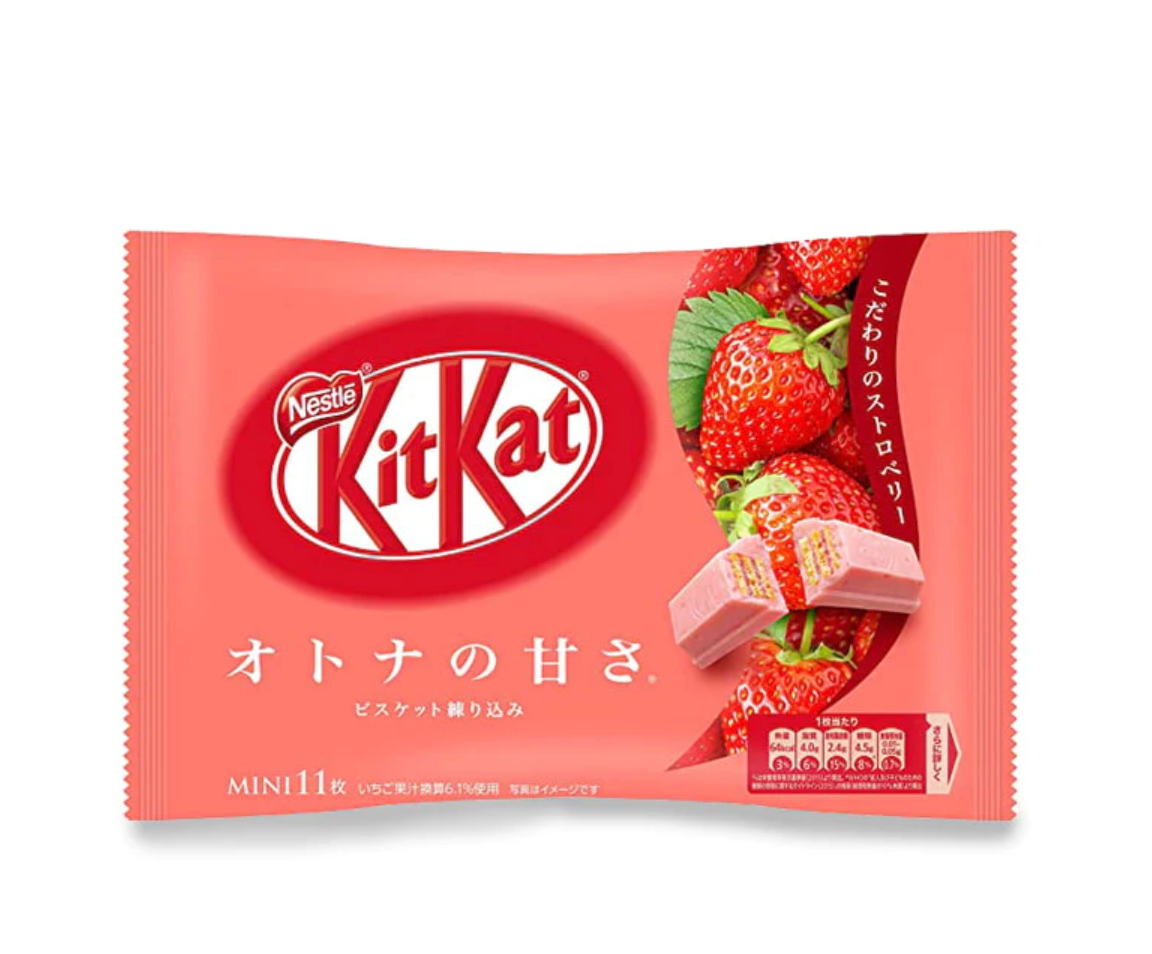 Kit Kat Mini - Otona No Amasa Strawberry - Mini Chocolate Bar (Japan)