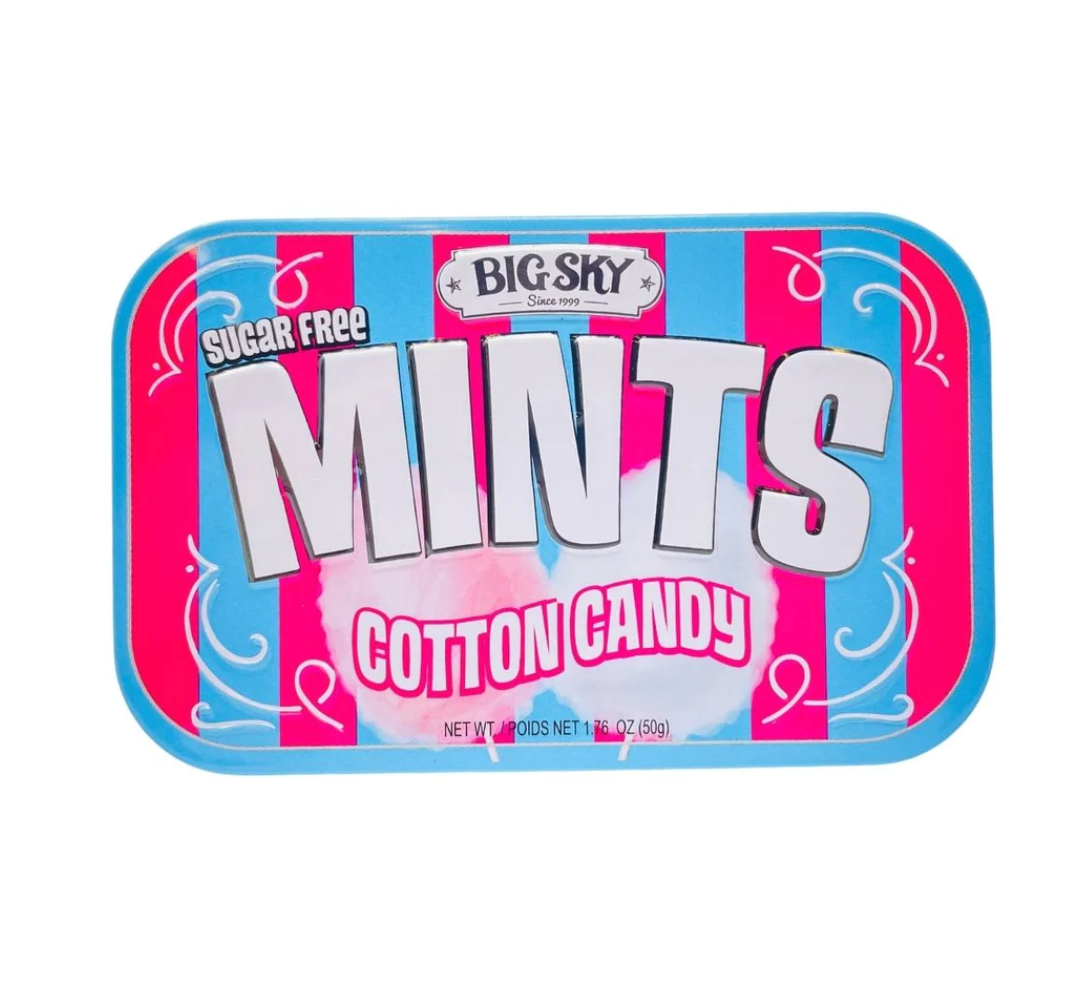 Big Sky - Sugar Free Mints - Cotton Candy - 50g
