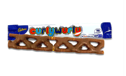 Cadbury - Curly Wurly - Chocolate Bar - 26g (UK)