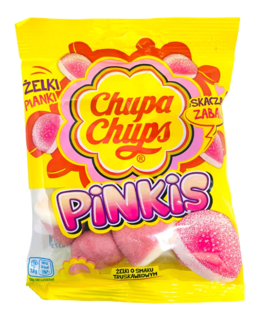 Chupa Chups - Sour Pinkis - Theatre Bag - 90g(Spain)