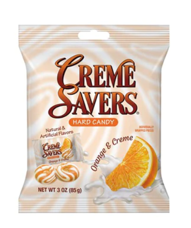 Creme Savers - Orange & Cream - Theatre Bag - 85g