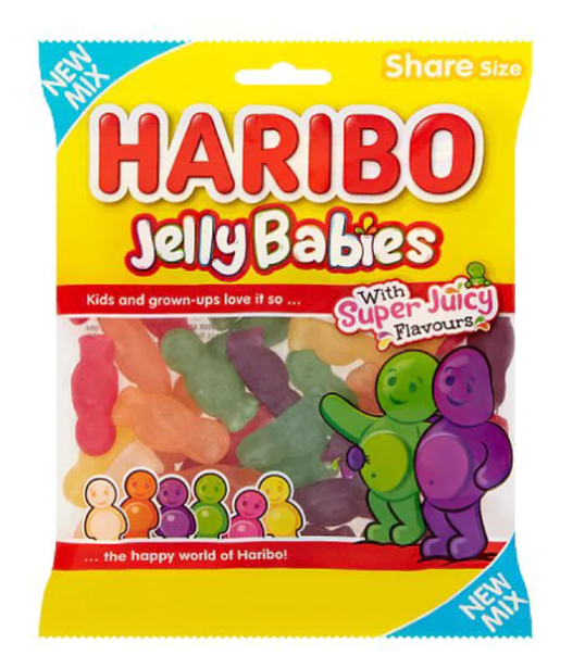 Haribo - Jelly Babies - Gummies - 140g (UK)