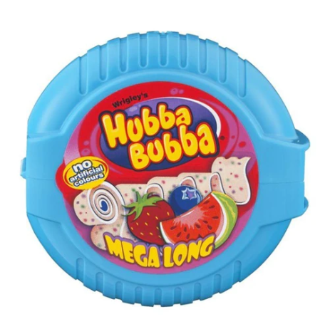 Hubba Bubba - Bubble Gum Tape - Mega Long Triple Treat Mix