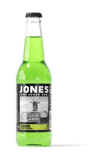 Jones - Green Apple - Soda Pop - 355ml