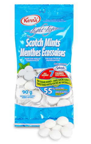 Kerr's - Light Scotch Mints - No Sugar Added - 90g (Halal)