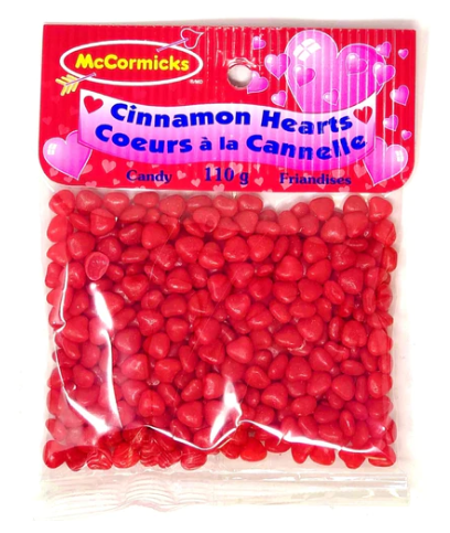 McCormicks - Cinnamon Hearts - 110g