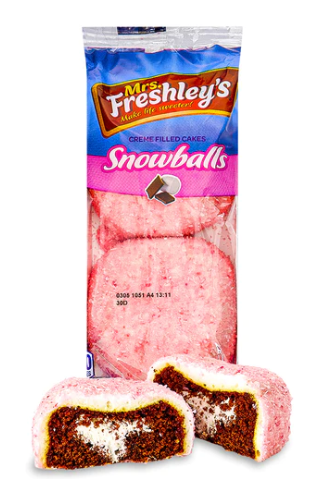 Mrs. Freshley's - Pink Snowballs - Two Pack 120g