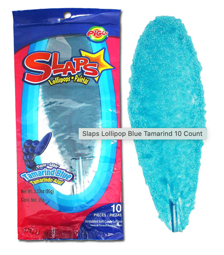 Slaps Candy - Tamarind Blue - 10pc/pack (Trending)