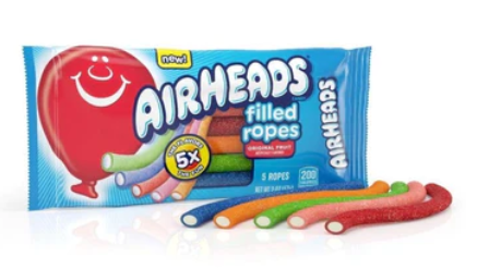 Airheads - Filled Ropes - Assorted Flavour - 57g(Mexico)
