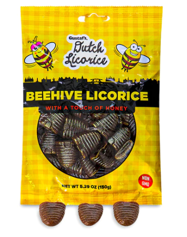 Gustaf's Dutch Licorice Beehives - Theatre Bag - 150g(Holland)