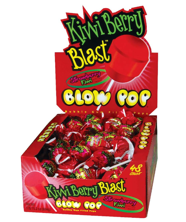 Charms® - Blow Pop Lollipops - Kiwi Berry Blast - 1pc