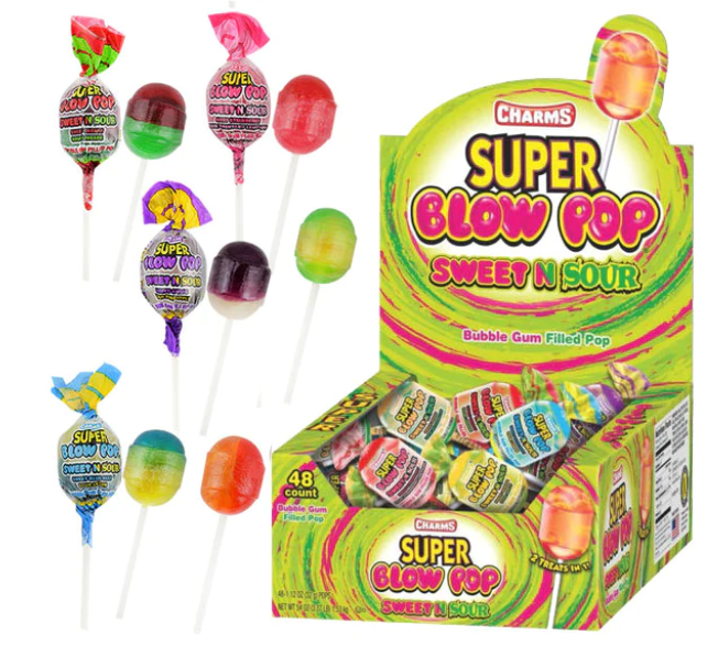 Charms® - Super Blow Pop - Sweet N Sour - 1pc