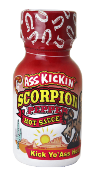Ass Kickin' - Hot Sauce Mini Bottle Scorpion Pepper - 0.75oz