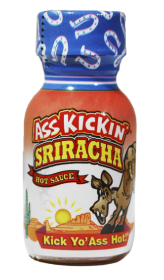 Ass Kickin' - Hot Sauce Mini Bottle Sriracha - 0.75oz