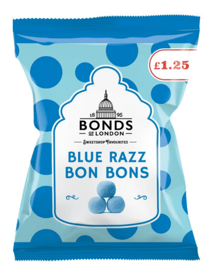 Bonds - Blue Razz Bon Bons - Theatre Bag - 130g (UK)