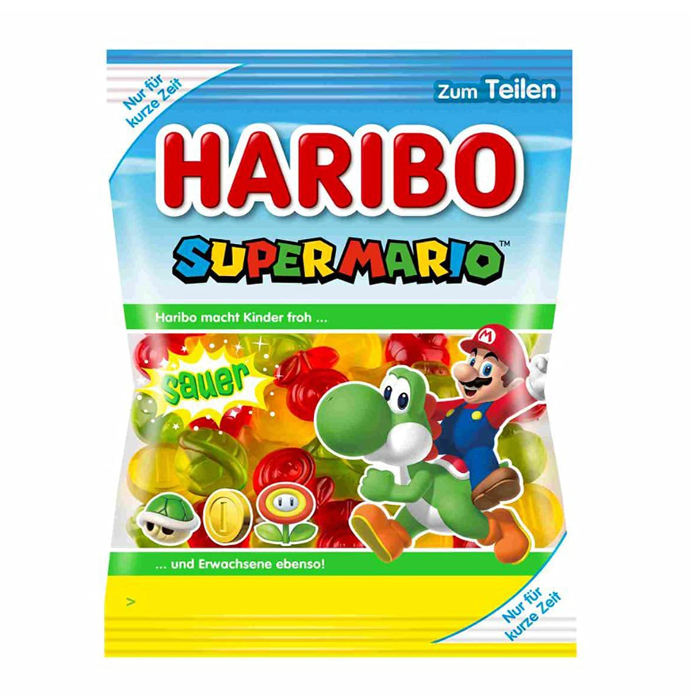 Haribo - Super Mario Sour Gummies - 175g