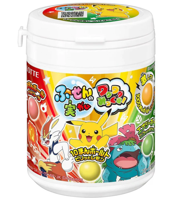 Lotte - Pokemon Fruit Bubble Gum - 131g (Japan)