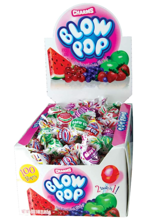Charms® - Blow Pops - Assorted Flavours - 1pc