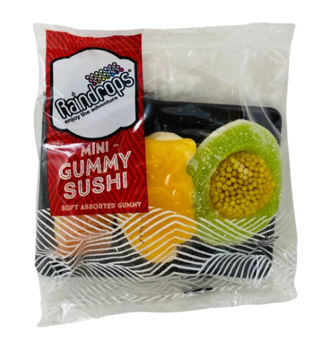 Raindrops - Mini Gummy Sushi Platter - 40g (Trending)
