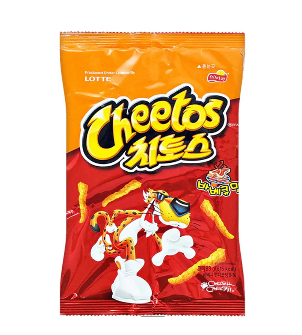 Cheetos- Smokey BBQ Chips - 82g (Korea)