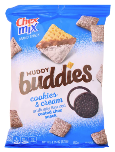 Chex Mix - Muddy Buddies Cookies and Cream-127g