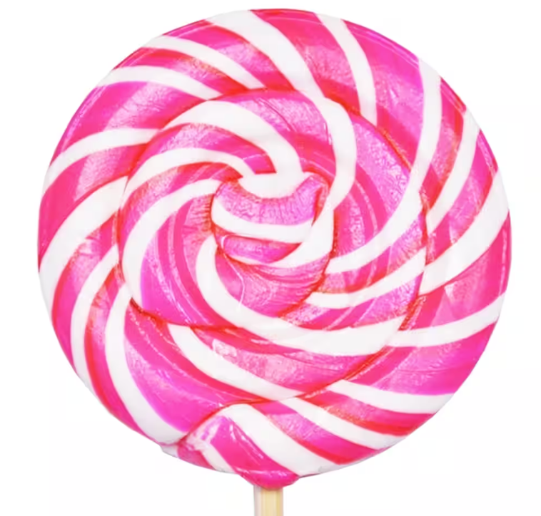 Lollipop - Sweet Whirls - Cotton Candy - 65g