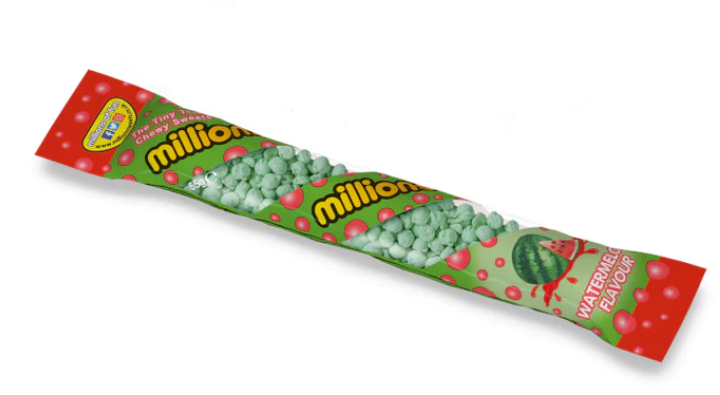 Millions Tubes- Watermelon - 65g (UK)