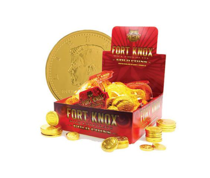Fort Knox - Milk Chocolate Coins - 42g