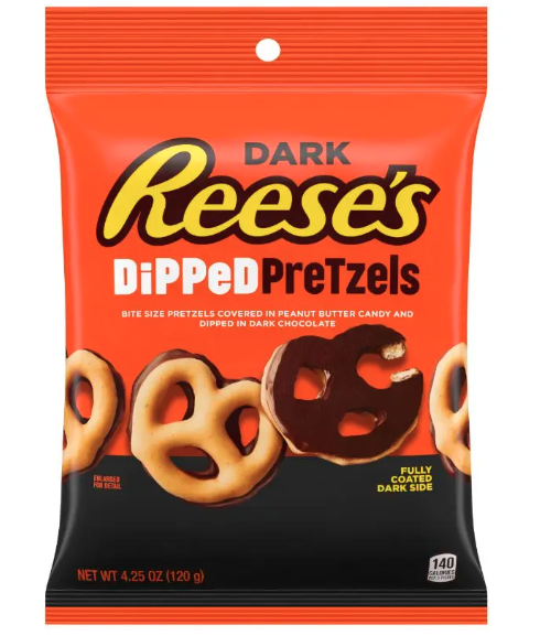 Reese's - Dark Chocolate Dipped Pretzels - 120g
