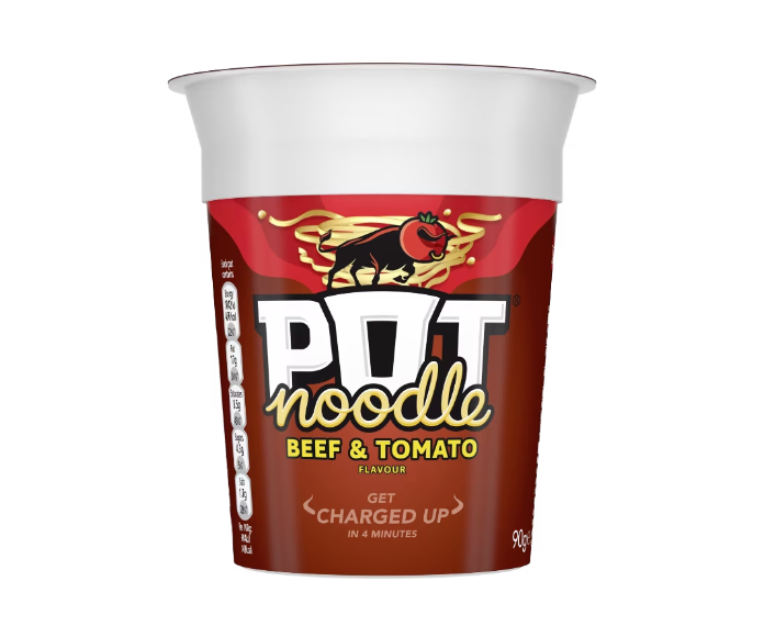 Pot Noodle Beef & Tomato - 90g (UK)