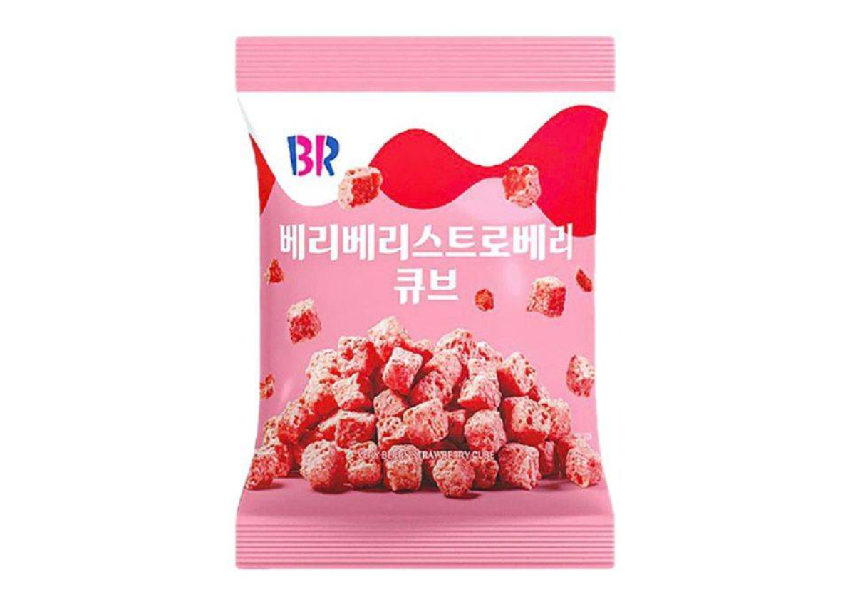 Baskin Robbin Cubes Strawberry - 55g (Korea)